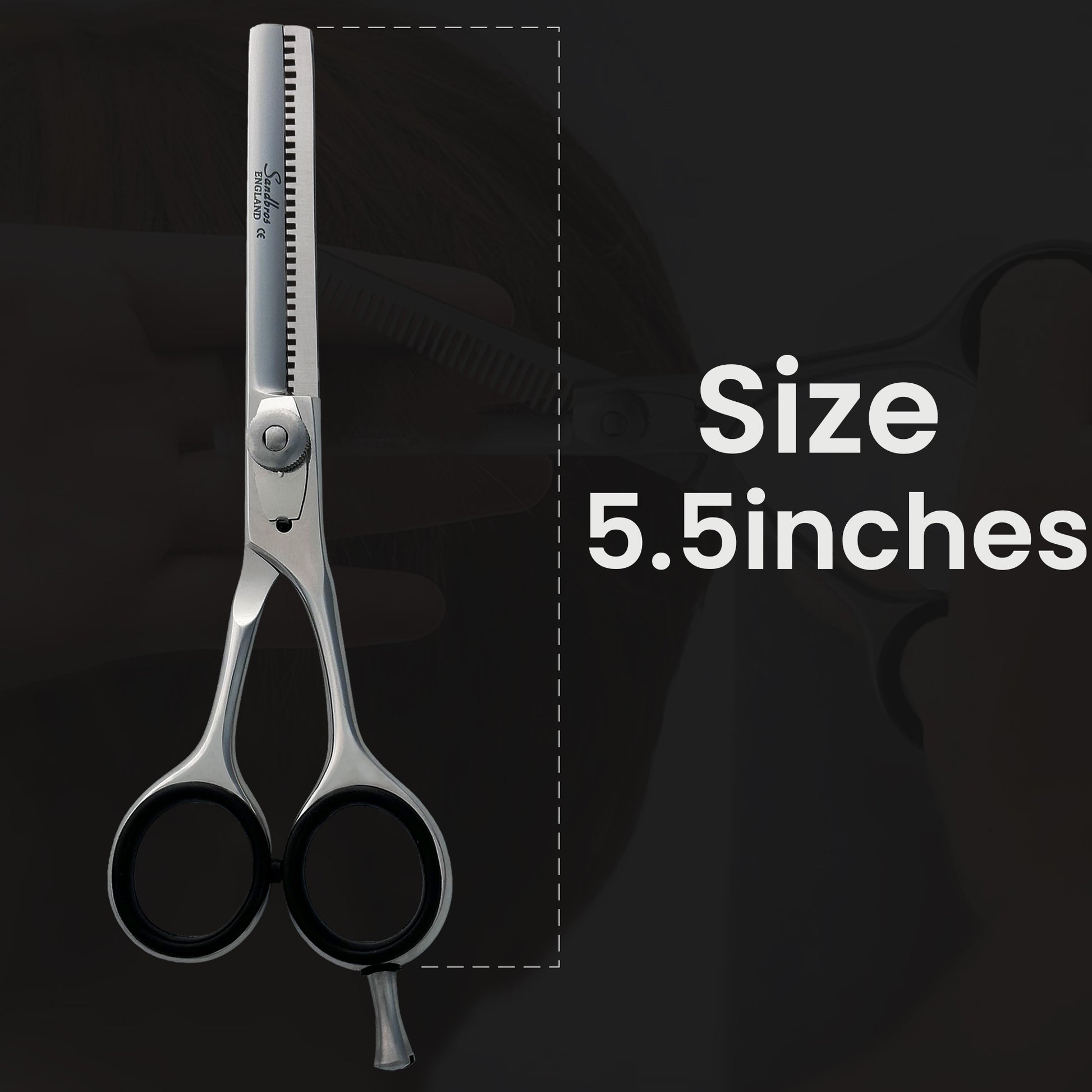 5.5 inches hair thinning scissors