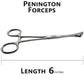 Triangular Tip Pennington forceps, Body Piercing Dual clamps,Surgical Skin Grabbing Forceps