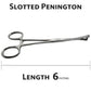 Serrated Triangular Tip Pennington forceps, Body Piercing Duval clamps, 6"