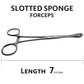 Sponge Forceps, Self-Locking System used in Body Piercing and Surgeries