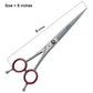 Premium Large Dog Grooming Shears with Comfortable Soft Gels