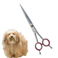 Premium Large Dog Grooming Shears with Comfortable Soft Gels