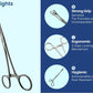 Sponge Forceps, Self-Locking System used in Body Piercing and Surgeries