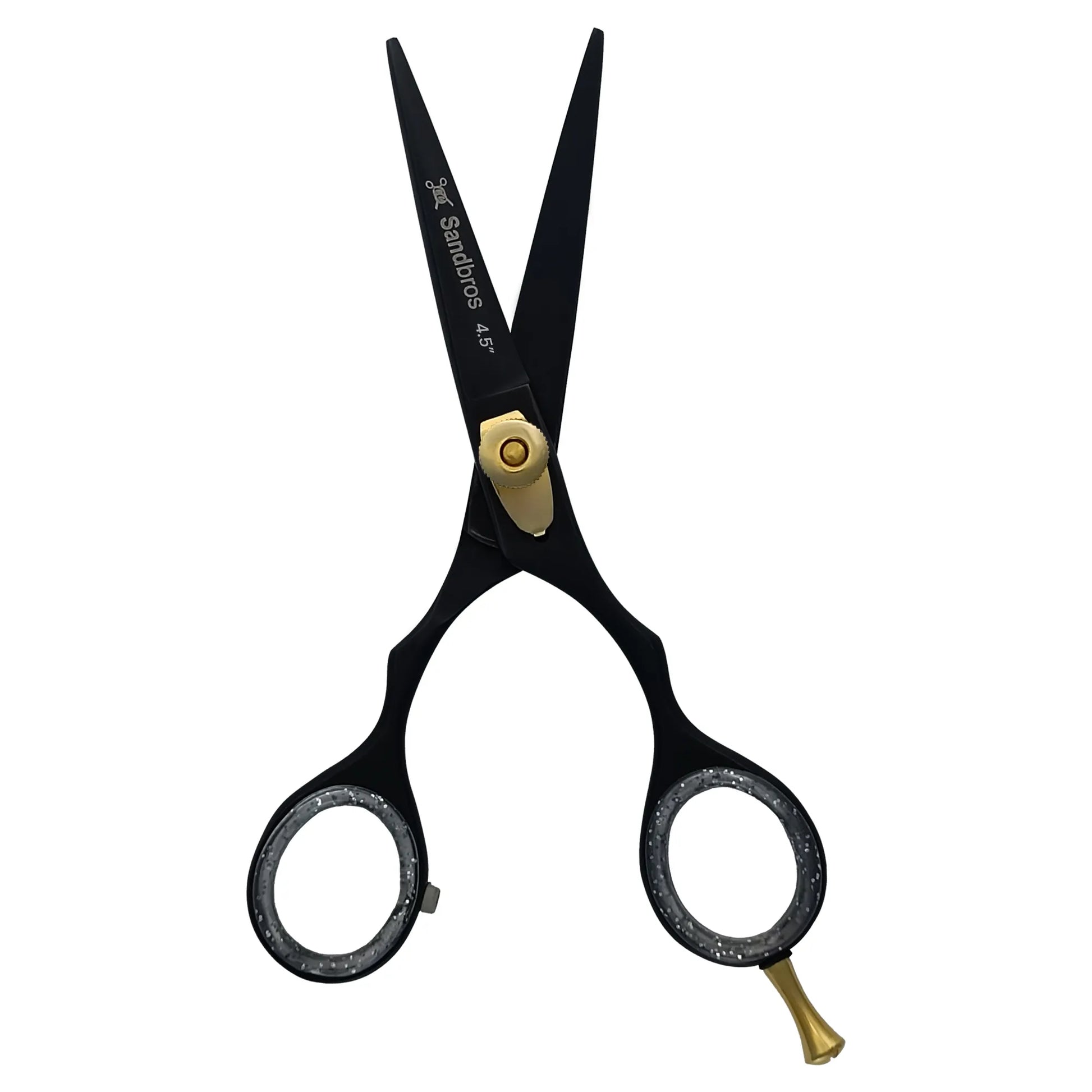 Black moustache trimming scissors