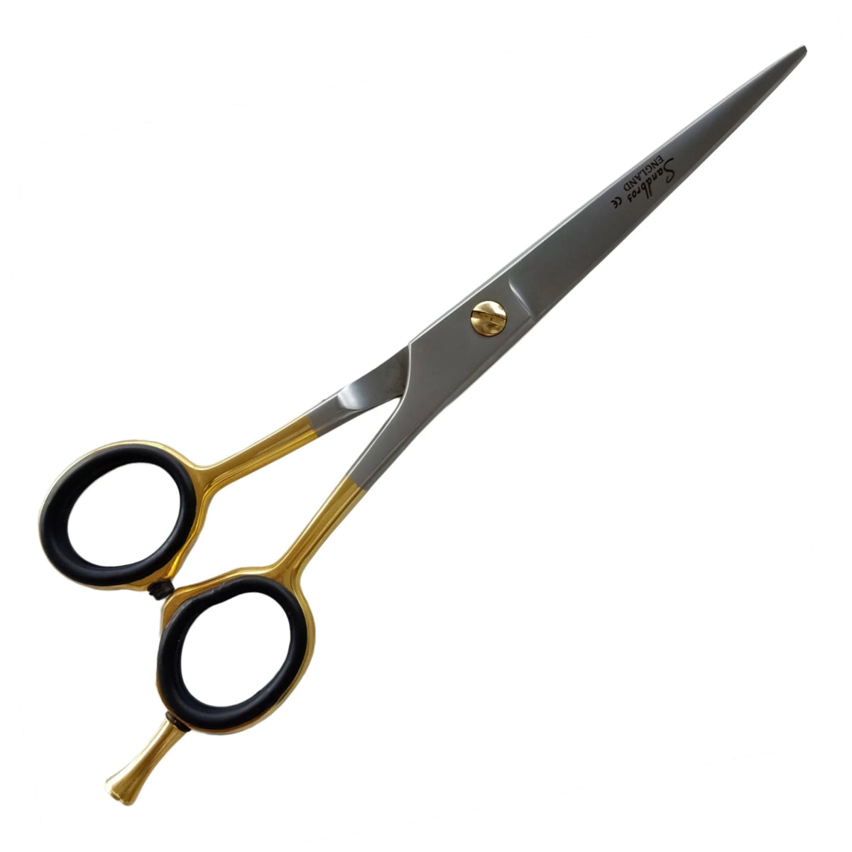 Extra Sharp Barber Hair Shears - Sleek Design with Gold Touch - Sandbros