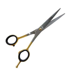 Extra Sharp Barber Hair Shears - Sleek Design with Gold Touch - Sandbros