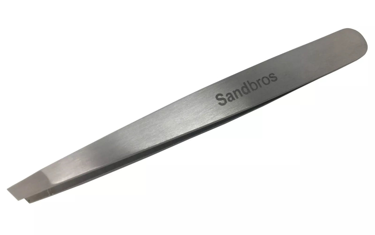 EYEBROW TWEEZERS HAIR BEAUTY SLANTED TWEEZERS - Sandbros