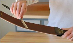 Genuine Leather Strop Razor Sharpening Belt - Sandbros