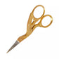 Gold Stork Embroidery Scissors Manicure Nail Art Craft & Sewing - Sandbros