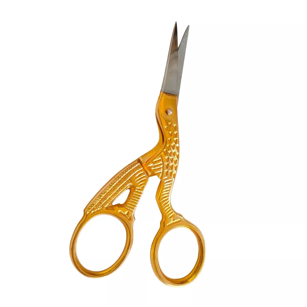 Gold Stork Embroidery Scissors Manicure Nail Art Craft & Sewing - Sandbros