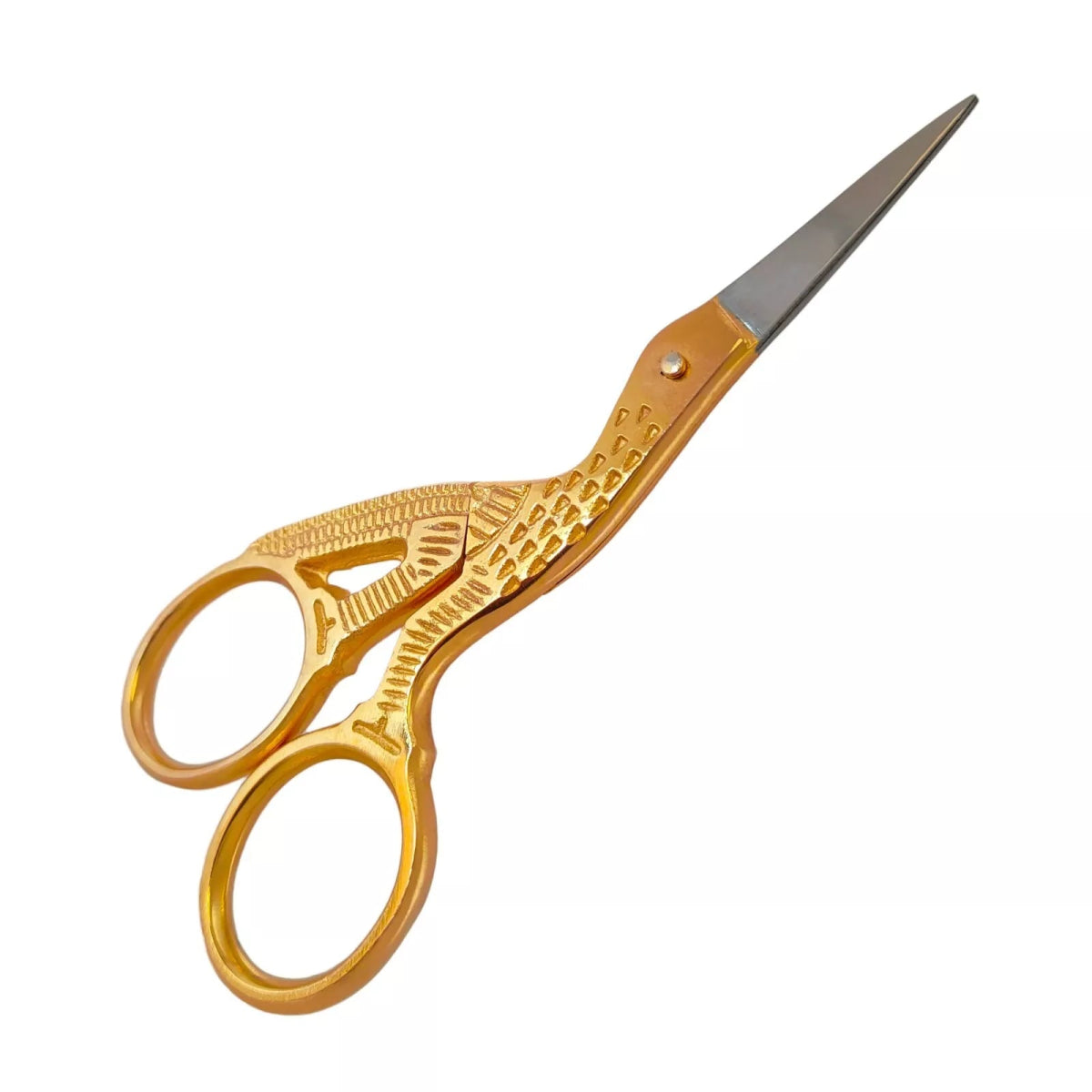 Gold Stork Embroidery Scissors Manicure Nail Art Craft & Sewing - Sandbros