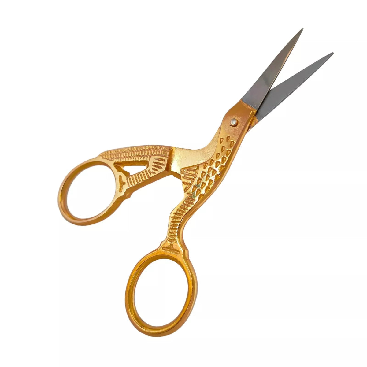 Gold Stork Embroidery Scissors Manicure Nail Art Craft & Sewing - Sandbros