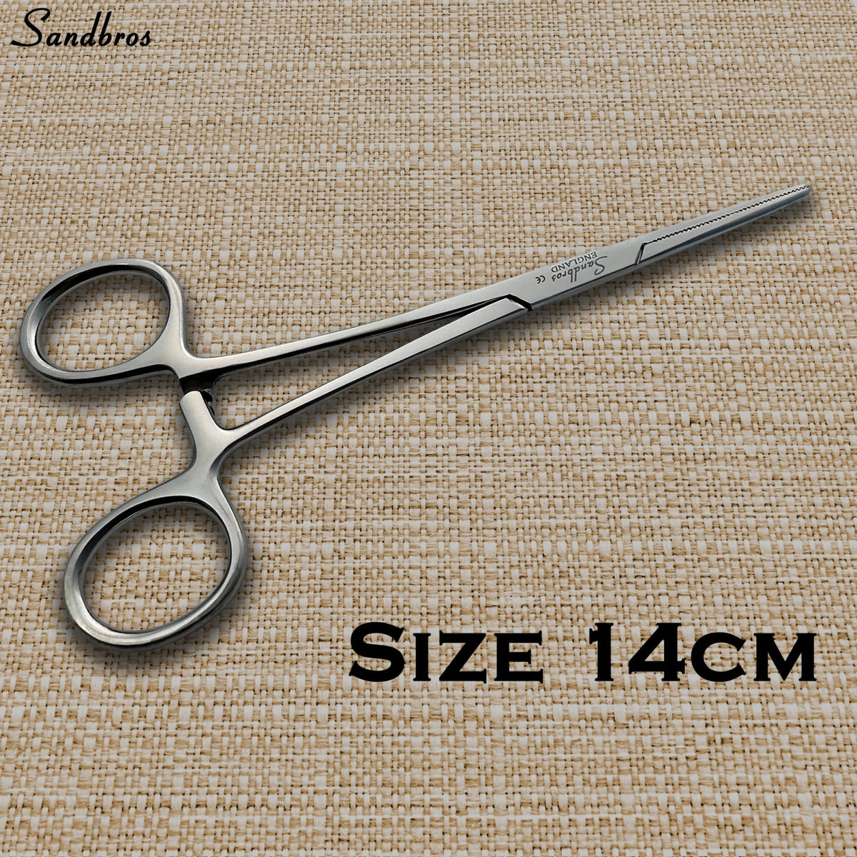 Hemostat Forceps, Kelly Forceps with ratchet locking system - Sandbros