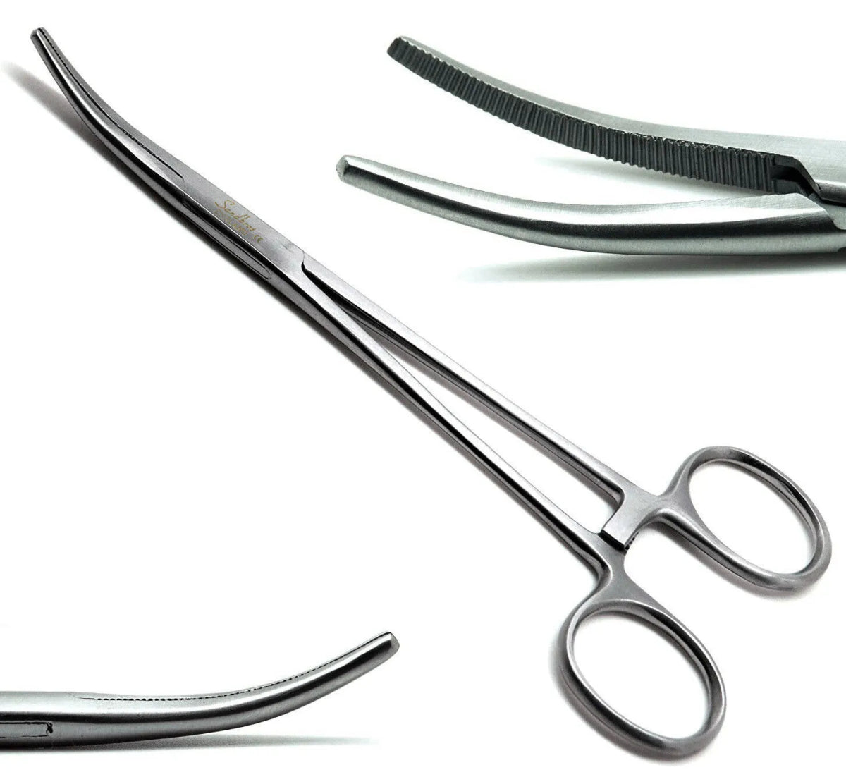 Hemostat Forceps, Kelly Forceps with ratchet locking system - Sandbros