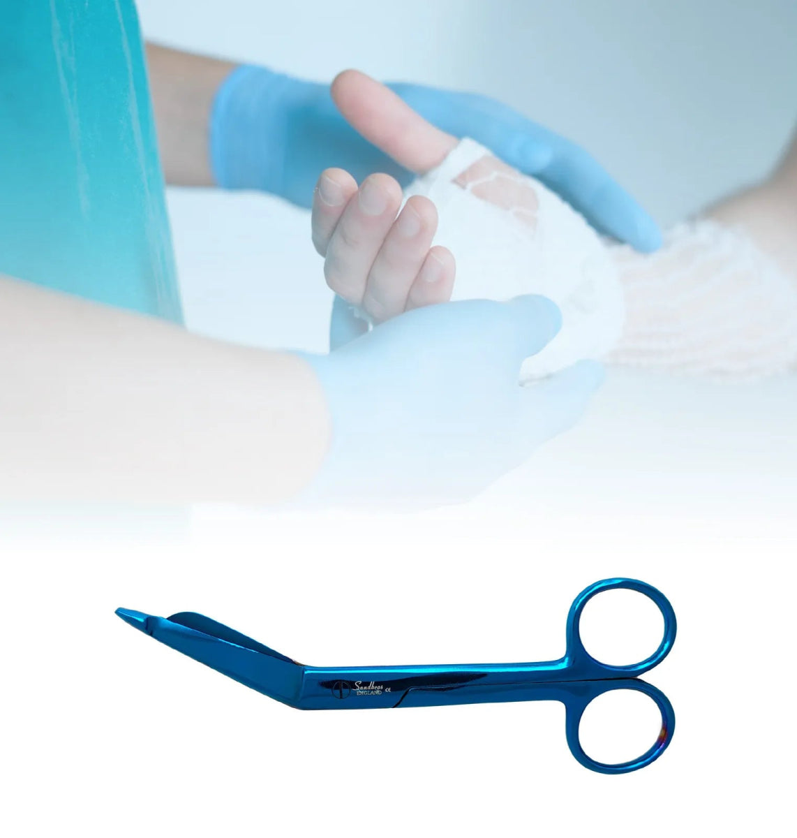 Lister Bandage/First Aid Dressing Scissors for Nurses, Paramedic Staff - Sandbros