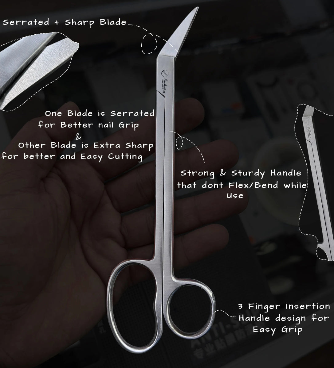 Long Handled Toe Nail Clippers - Sandbros