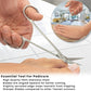 Long Handled Toe Nail Scissors For Easy Reach, Best for Elderly & Backpain - Sandbros