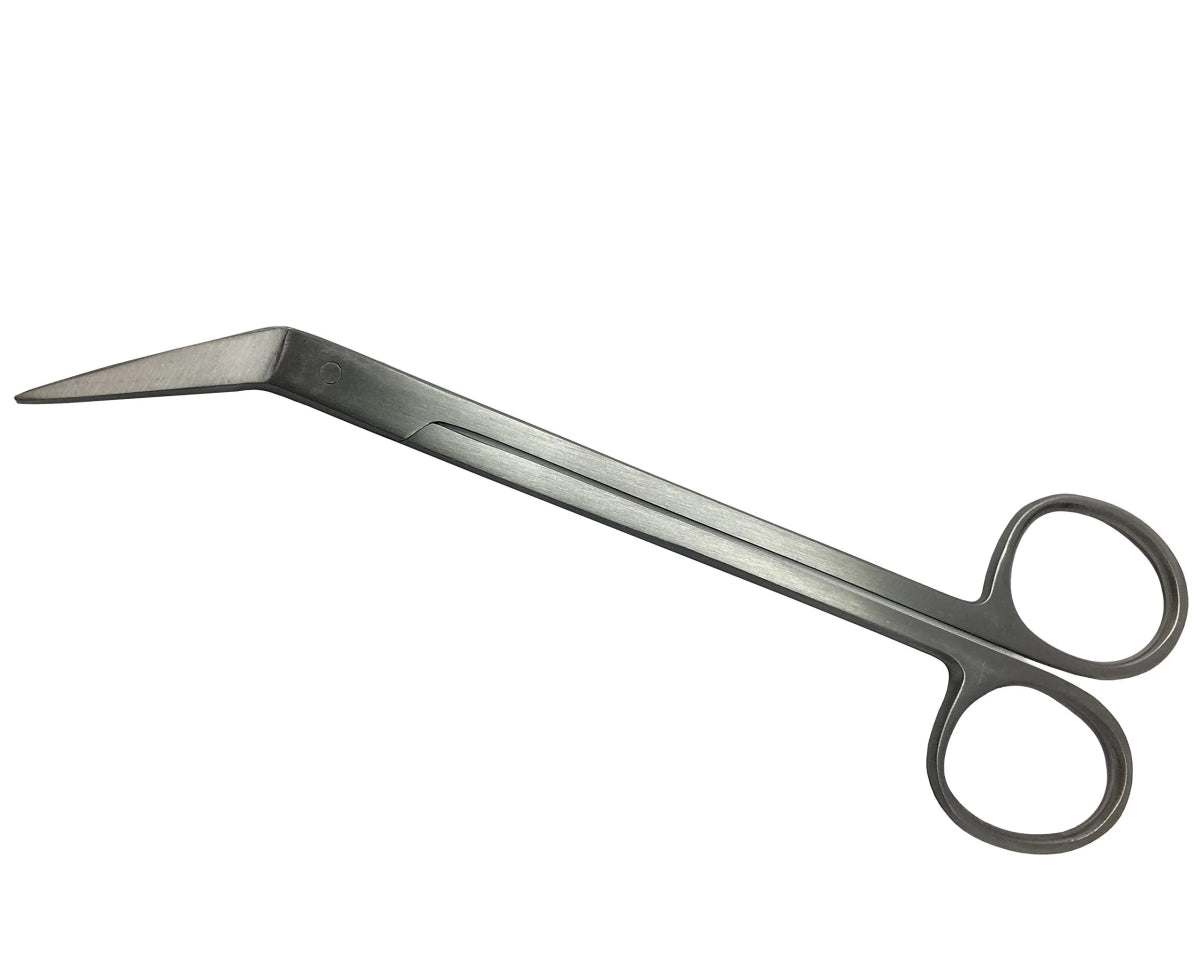 Long Handled Toe Nail Scissors with Angled Tip - Sandbros