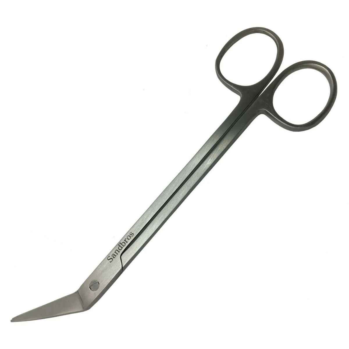 Long Handled Toe Nail Scissors with Angled Tip - Sandbros