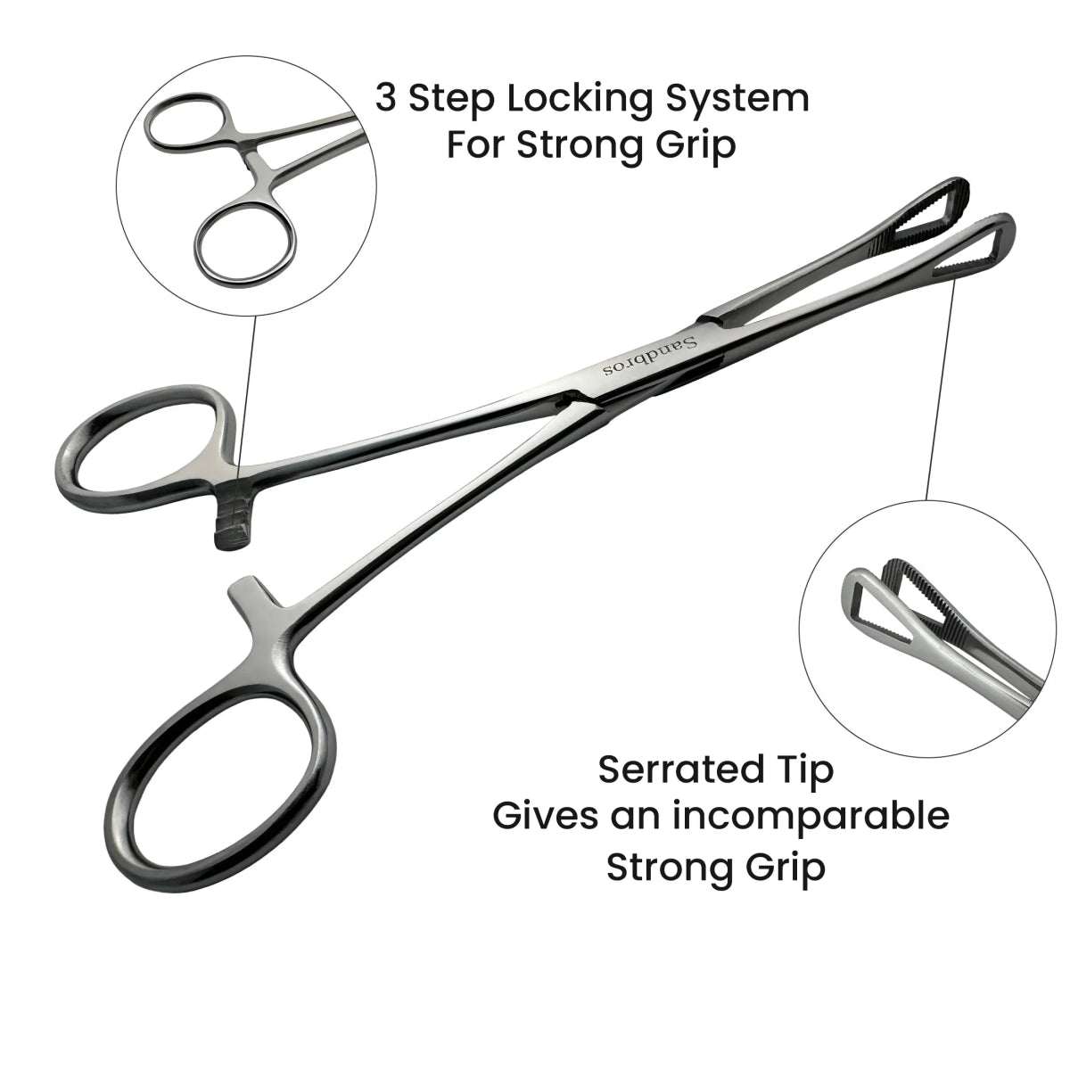 Mini Pennington Forceps Clamps for Body Piercing and medical use - Sandbros