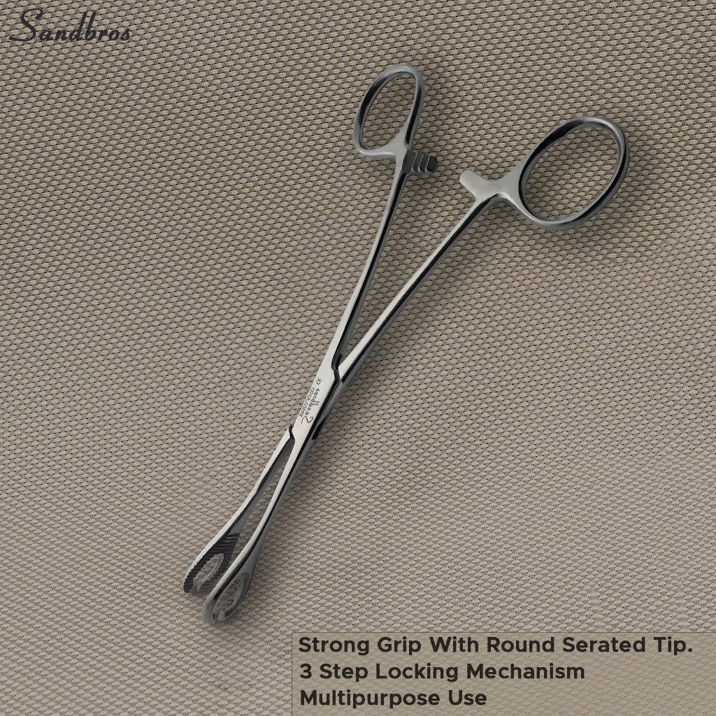 Mini Sponge Forceps for Body Piercing and Surgeries - Sandbros