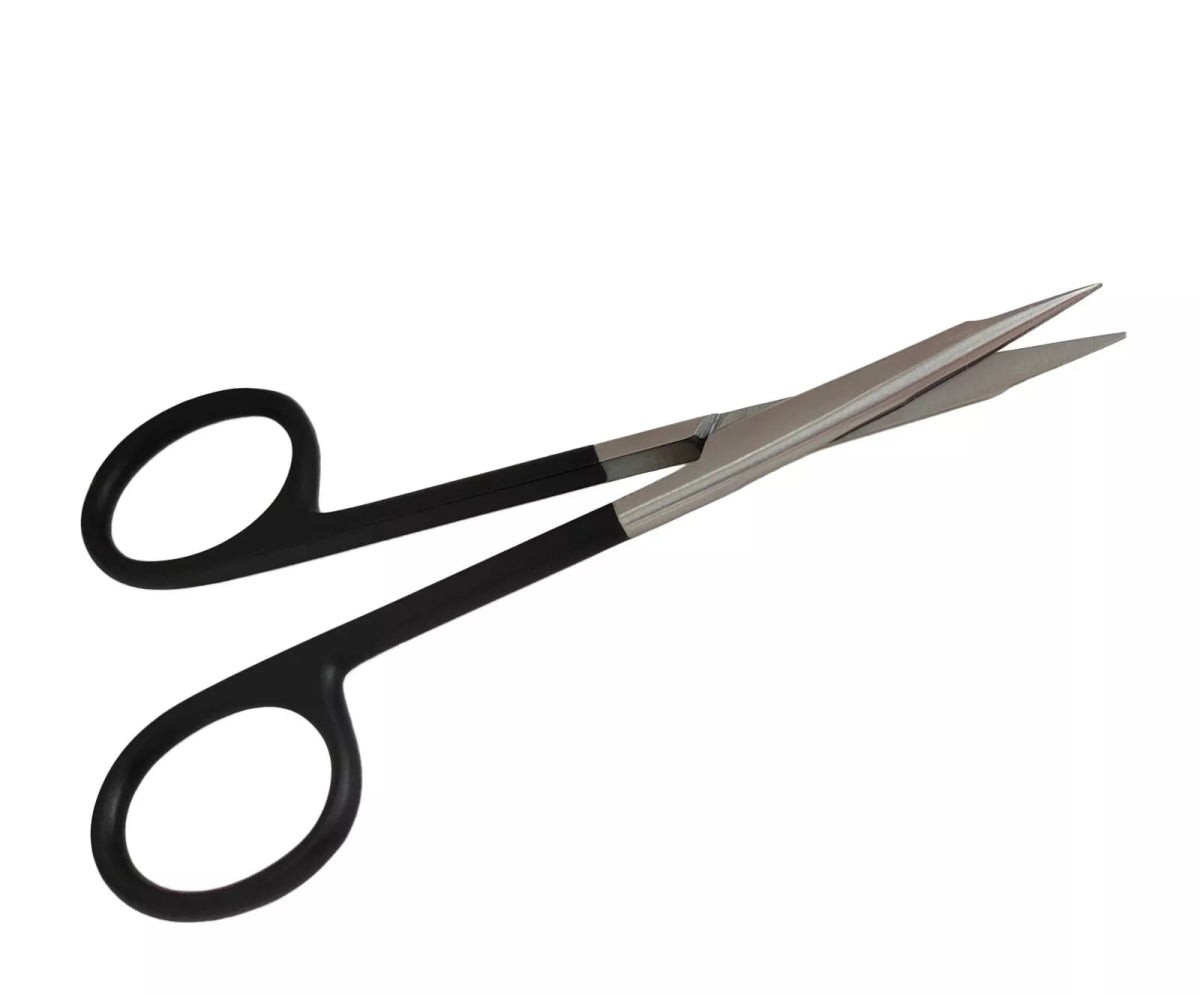 Mini/Fine Embroidery Scissors Sewing Crafts Small Very Sharp Point Black Handle - Sandbros