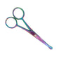 Multicolor Curved Dog Grooming Scissors for Face & Paw Ball Tip Safety Shears - Sandbros