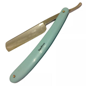 Old Style Barber Razor Straight Edge Folding Shaving Razor, Built in Blade