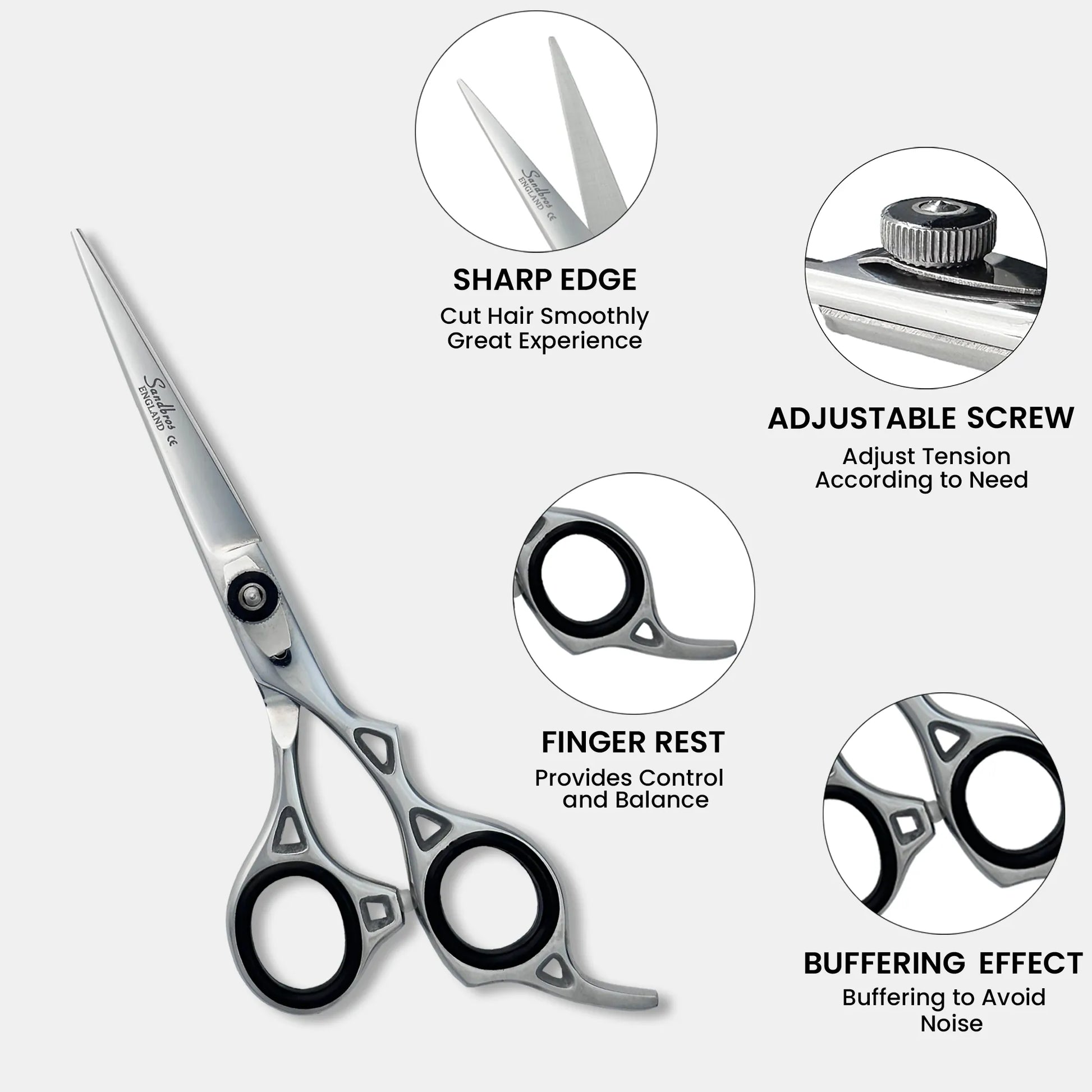 professional hairdressing scissors features