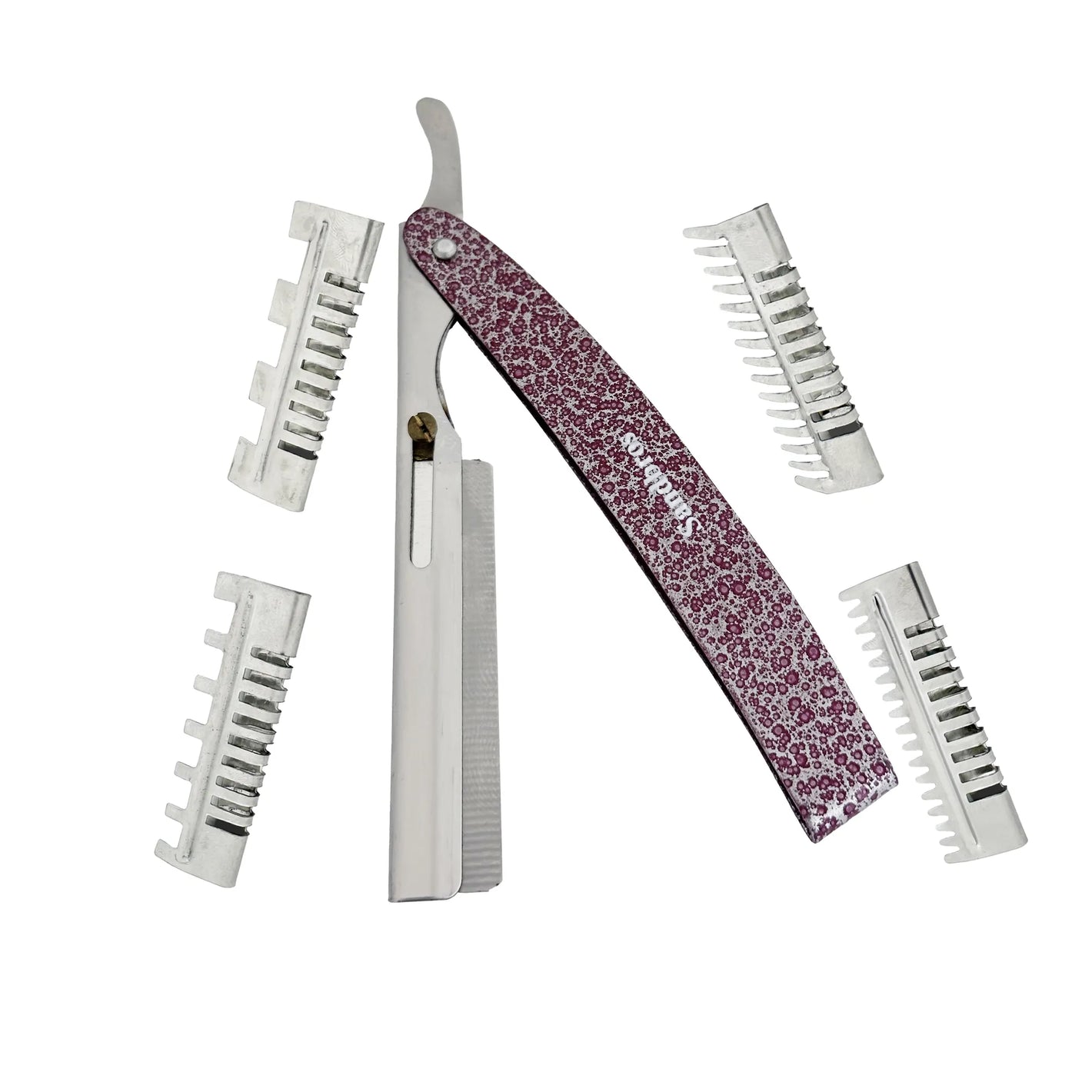 Professional Hair Shaving Razor with Unique Design +4 Free Combs